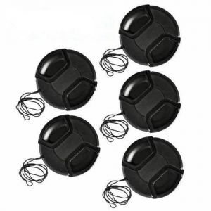 Wholesale 30pcs/lot 49 52 55 58 62 67 72 77 82 86mm center pinch Snap-on cap cover for can&n/nik&n/s&ny camera Lens wi
