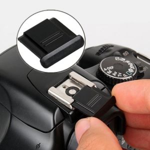 2pcs Universal New Flash Hot Shoe Protection Cover Plastic Dust-proof Case for Canon for Nikon DSLR SLR Camera Accessories