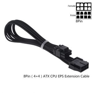 Sleeve Extension Power Supply Cable 8-pin A TX/EPS/8-pin PCI-E GPU/8pin CPU/6-pin PCIE/4Pin CPU Cable with Combs 18 AWG