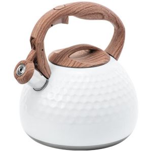 Whistling Kettle Stainless Steel Whistle Teapot Cookware Kitchen Accessories Heat Protection Handle Kettle For All Stovetops