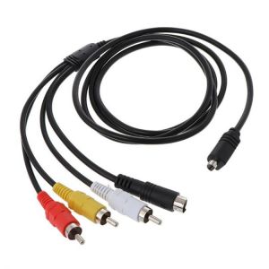 1pc VMC-15FS A/V TV Out Audio Video Cable Wire for Sony Camcorder Handycam DCR Series