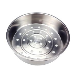 Stainless Steel Steamer Cooker Household Thickening Deepening Rice Cooker Steaming Basket Vegetable And Fruit Drain Honest