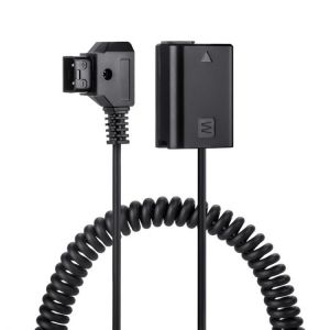 1pc Power Adapter Cable NP-FW50 Dummy Battery to D-Tap DC Connector Adapter for Sony a7r2 a7m2 a6000