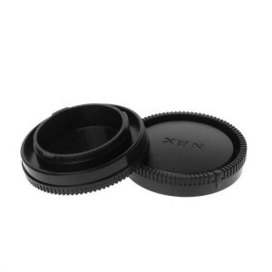 Rear Lens Body Cap Camera Cover Anti-dust 60mm E-Mount Protection Plastic Black for Sony A9 NEX7 NEX5 A7 A7II dropshipping