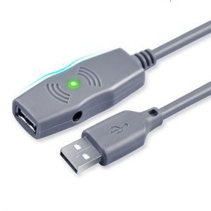 USB Extension Cable Male to Female USB To USB2.0 Card With LED light Extension Cable For Computer PC USB Extender Data Cable