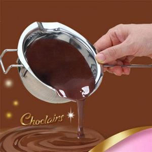 Long Handle Wax Melting Stainless Steel Pot DIY Scented Candle Soap Chocolate Butter Handmade Soap Tool kitchen accessories