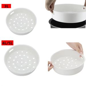 High Quality Steamer Shelf Safe  Food Grade Plastic Steamer Basket Durable Pot Steaming Tray Stand Kitchen Cookware