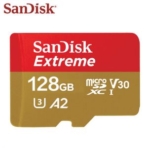 Original SanDisk Extreme Micro SD Card 128GB 64GB 32GB SDHC SDXC A2 U3 V30 Memory Card Max 160MB/s Microsd With SD Adapter