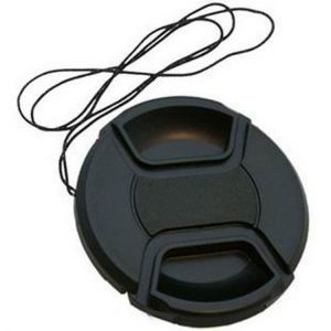 100pcs/lot 49 52 55 58 62 67 72 77 82 mm center pinch Snap-on cap cover for canon/nikon Lens
