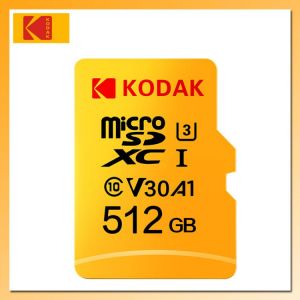 KODAK Memory Card 32GB 64GB 128GB 256GB 512GB U3 Micro SD Card 16GB U1 Tarjeta de memoria TF Card Class 10 Flash Memory Card SD