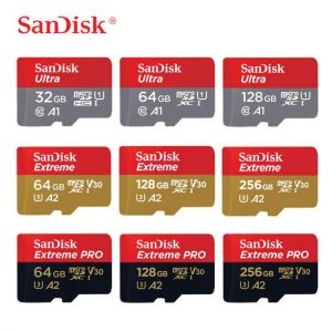 Sandisk Micro SD Card 16GB/32GB/64GB Memory Card 128GB/200GB/256GB TF Card Mini SD Card Class10 Micro Carte SD for Smartphon