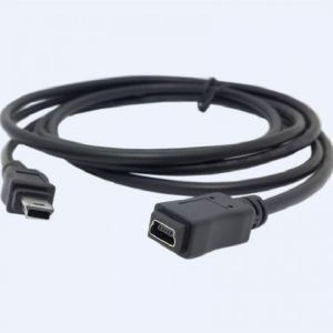 MINI USB 5 pin Male to Female Data Sync Charger Extension Applicable to the car recorder GPS Navigator /5ft
