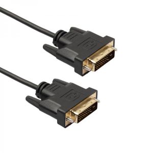 LCD Digital Monitor DVI D To DVI-D Gold Male 24+1 Pin Dual Link TV Cable For TFT High Speed Transmission Link Cable Connector