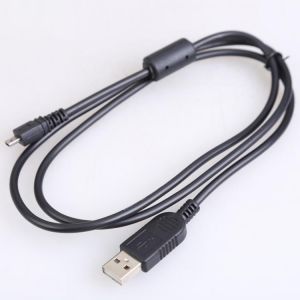 1M USB Data Cable Camera Data Pictures Video Sync Transfer Cables Cord Wire 8pin for Nikon/Olympus/Pentax/Sony/Panasonic/Sanyo