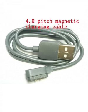 2Pin Pogo Magnet Cable for Kids Smart Watch Charging Cable USB 4.0 Charge Cable for Q750S T88 A20 A20S TD05 V6G Magnetic Charger