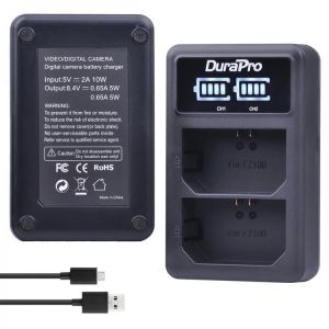 1pc LED Dual USB Charger for Sony NP-FZ100 NP FZ100 BC-QZ1 Alpha 9 Alpha 9R Sony Alpha 9S Digital Camera