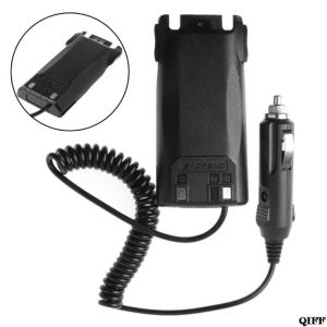 Drop Ship&Wholesale Car Charger Battery Eliminator Adapter For Baofeng UV-82 Radio Walkie Talkie APR28