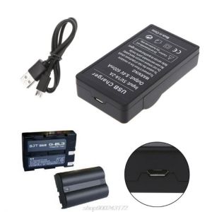 Battery Charger for nikon EN-EL3E EN-EL3 D100/100SLR/D50/D70/D70S/D200/D80/D90 J01 21 Dropship