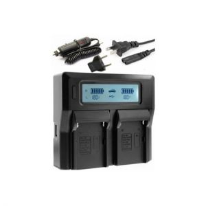 Ultra Fast LCD Dual AC/USB Charger for Canon Nikon EN-EL25 ENEL25 EL25 Z50 ZFC Camera.