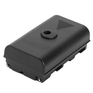 Mini DC Power Adapter External Power Supply for Video Lights Dummy Battery Adapter Black for Sony NP Series F550 F750