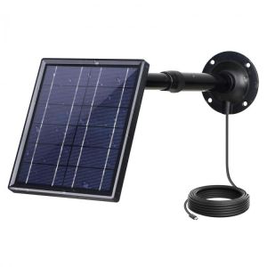 ALLPOWERS 5V 3.5W Waterproof Solar Panel 5 Meter Cable Charger For Outdoor Security Rechargeable Battery Powered IP WiFi Camera