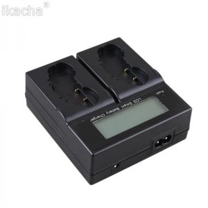 New Dual Camera Battery Charger with LCD Sreen for EN-EL18 EN-EL18a Battery for Nikon D4 D4S D5 Digital Cameras