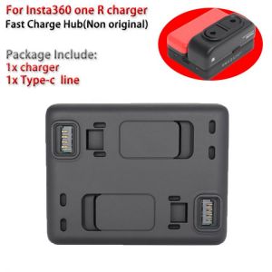insta360 one r charger （Non original）and Fast Charge Hub For Insta360 ONE R Battery Base Charger Accessories