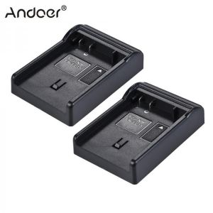 Andoer 2pcs NP-FZ100 Battery Charger Mount Plate for Andoer Dual/Four Channel Battery Charger for Sony A7III A9 A7RIII A7SIII