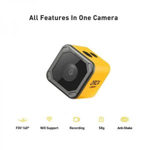 Caddx Orca 4K HD Recording Mini FPV Camera FOV 160 Degree WiFi Anti-Shake DVR Action Cam for Outdoor Photography RC Racing Drone