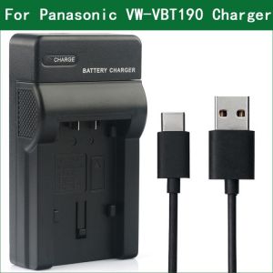 VW-VBT190 VW VBT190 VBT380 Battery Charger for Panasonic HC V110 V130 V160 V180 V201 V210 V250 V380 WX970 WXF1 VXF999