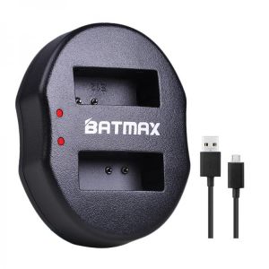 Dual USB Charger for Canon LP-E12 LP E12 LPE12 EOS M M2 100D Kiss X7 Rebel SL1 Camera Batteries