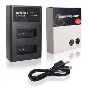 PALO LP-E12 LP E12 USB dual charger LPE12 charger For Canon M100D Kiss X7 Rebel SL1 EOS M10 EOS M50 DSLR
