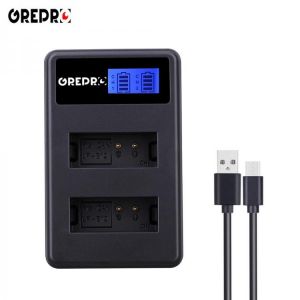 LP-E12 LPE12 Battery Charger for Canon LP E12, EOS M, EOS M10, EOS M50, EOS M100, EOS Rebel SL1, EOS 100D, EOS Kiss X7