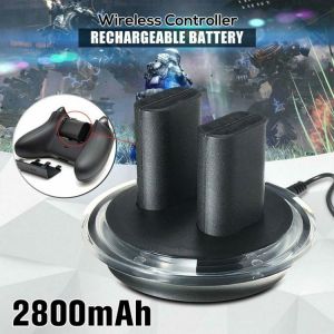 New Hot Dual Charging Dock Station Controller Rechargeable Battery for Xbox One Handle