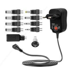 30W Universal Power Adapter AC/DC Power Adapter With 9 Adapter Tips For Home Electronics
