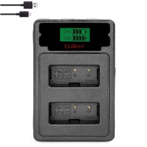 4x 1500mAh LP-E17 LP E17 E17 Camera Battery for Canon EOS M3 M5 M6 750D 760D T6i T6s 800D 8000D Kiss X8i