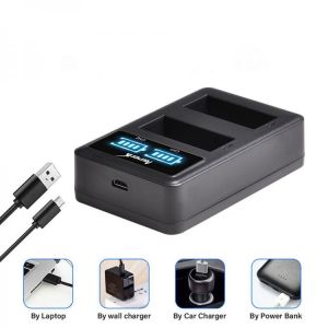 LP-E5 LPE5 Camera Battery Charger for Canon LP E5 Battery, EOS 1000D 500D EOS 450D, Kiss X3 X2 F, Rebel T1i XSi