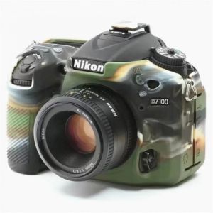Soft Silicone Case Camera Protective Body Bag For nikon D7100/D7200 Rubber Cover Battery Openning D7100/D7200 Camera Bag