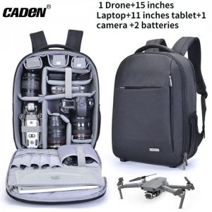 CADeN Camera Backpack Anti-shock Large Capacity Drone SLR Bags for DJI Drone DSLR Canon Nikon Sony Len Tripod Outdoor Travel Bag