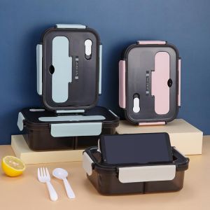 Transparent lunch box for kids food container storage insulated lunch container bento box japanese snack box Breakfast Boxes