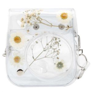 PVC Instant Camera Protective Case Cover Storage Bag with Shoulder Strap for Fujifilm Instax Mini 11/9/8 Camera Accessory