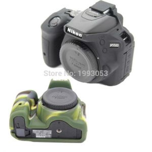New Soft Camera Video case bag For Nikon D5500 D5600 PVC silicone case camera bag Rubber Skin