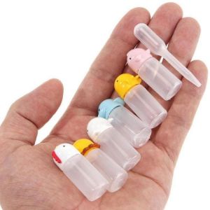 4Pcs/set Animal Mini Seasoning Sauce Bottle Cartoon Sauce Container Soy Sauce Seasoning Bottle For Bento Box Kitchen Accessories