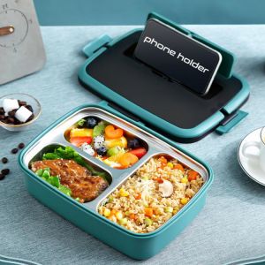 Protable Bento Box For Women Japanese Style Food Container Storage Lunch Box For Kids Stainless Steel Lunchbox Leak-Proof Boxes