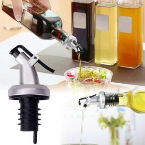 Olive Oil Sprayer Leak-proof Nozzle ABS Lock Sauce Boat Bottle Stopper Kitchen Bar BBQ Tool Drip Wine Pourers Liquor Dispenser