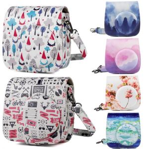 New Arrival Quality PU Leather Camera Case Bag Cover with Shoulder Strap for Fuji FujiFilm Instax Mini 9/8+/8 Polariod Cameras