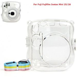 Transparent Crystal Protective Shell Case Crystal Plastic Camera Case For Fuji Fujifilm Instax Mini 25 Mini 26