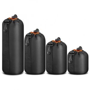 Camera Lens Case Photo DSLR Lens Drawstring Pouch Bag Thickness Soft DSLR Lens Bag for Canon Nikon Lens Waterproof Protector