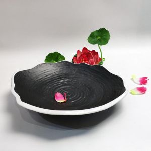 Ceramic black Stoneware Tableware Set with Dinner Plate,Dessert Plate,Bowl