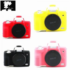 Soft Silicone Armor Protective Skin Case Body Cover for Canon EOS M50 Mark II M50II Digital Camera